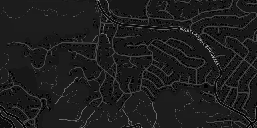 Run route on a Beverly Hills map